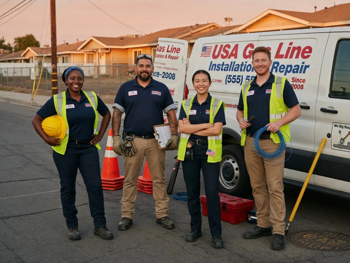 Gas Line Installation company in Bude, MS